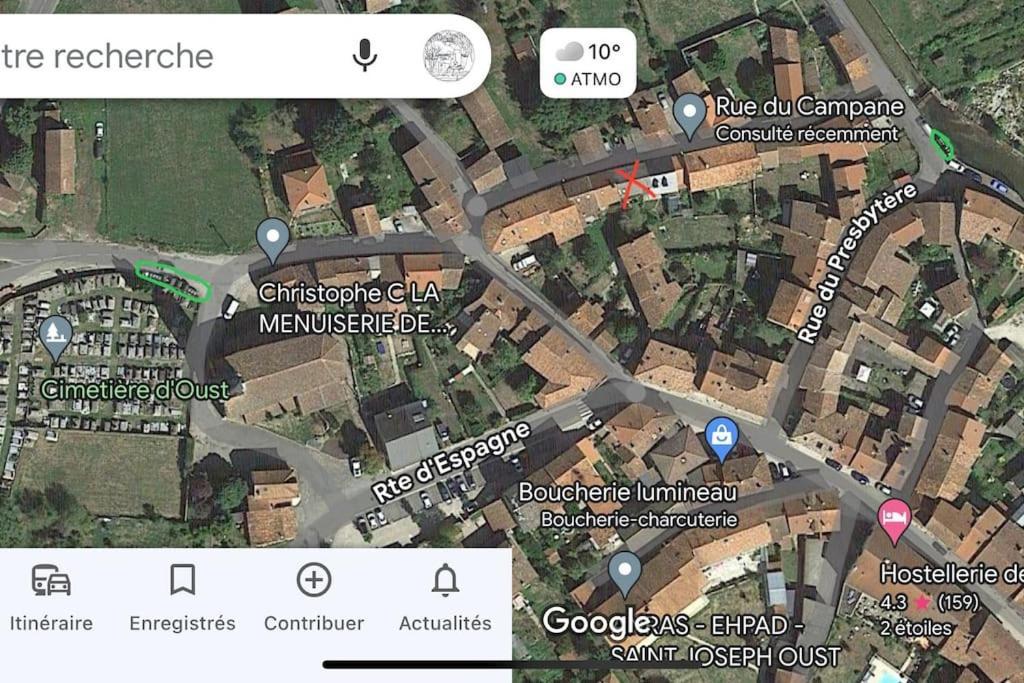 La Petite Ourse Maison De Village A Oust المظهر الخارجي الصورة